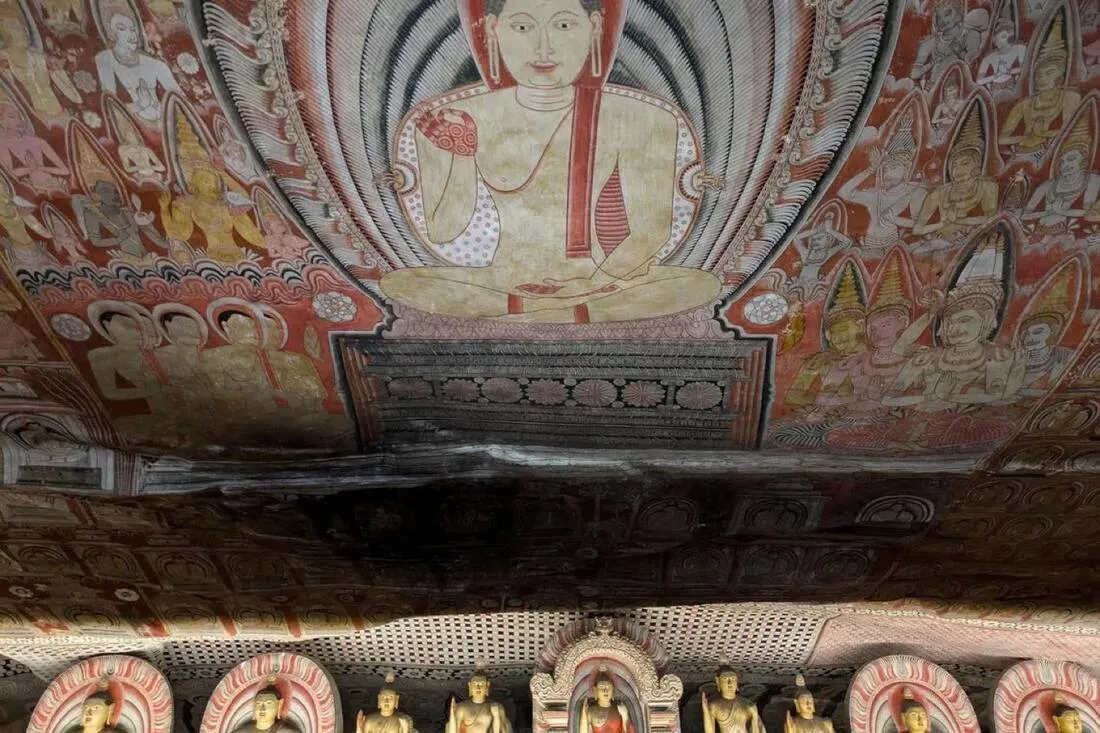 The Dambulla Cave Temple, a Unesco World Heritage Site